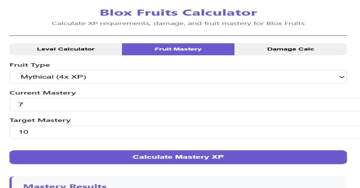 blox fruits calculator